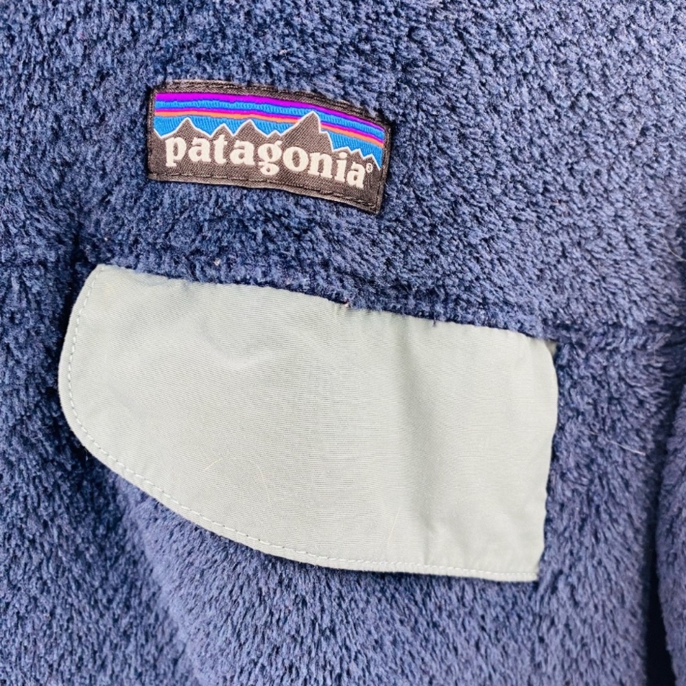 Patagonia Women's Re Tool Snap T Pull Over Sweater Blue Size Large - Picture 3 of 6